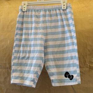 Striped Blue and White Shorts